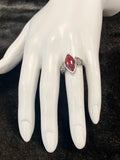 Marquis Garnet Ring SIZE 8 Ready to Ship