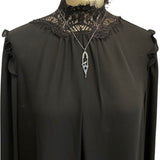 Gothic Crow at the Ancient Arch Pendant