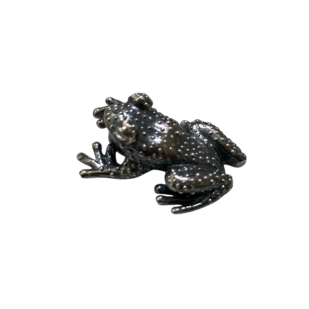 Ghost frog pendant on 18” sterling chain
