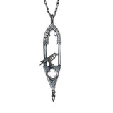 Gothic Crow at the Ancient Arch Pendant