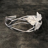 Sterling Ivy and branch cuff