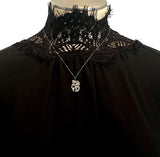 March Violet Art Nouveau Charm Pendant