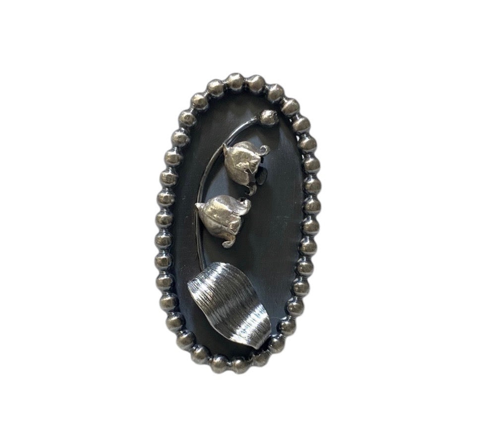 Lily of the Valley Specimen Ring Size 8 Floradora Collection