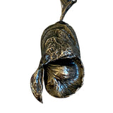 Large Botanical Monkshood Double Sided Pendant