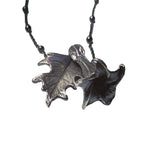 Mini Datura Charm Pendant Sterling Silver