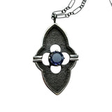 Gothic Window with 6mm Iolite stone Custom for Madison W Payment 2 of 2