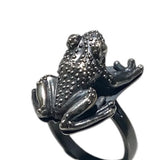 Toad familiar ring size 9 sterling