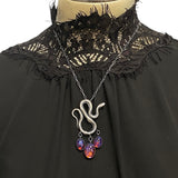 Lupercalia Serpent Pendant with Dragon’s Breath Droplets