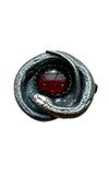 Serpent ring with Garnet