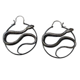 Custom for SM Swirling Serpent Hoop Earrings