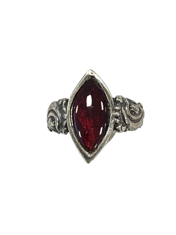 Marquis Garnet Ring SIZE 9 Ready To Ship