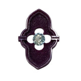 Gothic Window with 6mm Iolite stone Custom for Madison W Payment 2 of 2