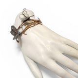 Eternal Union Cuff Bracelet, Bronze and Sterling Silver