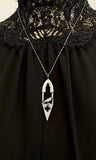 Gothic Crow at the Ancient Arch Pendant