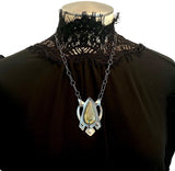 Queen of the Realm Pendant Sterling and Labradorite