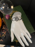 Double Serpent cuff bracelet