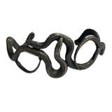 Double Serpent cuff bracelet