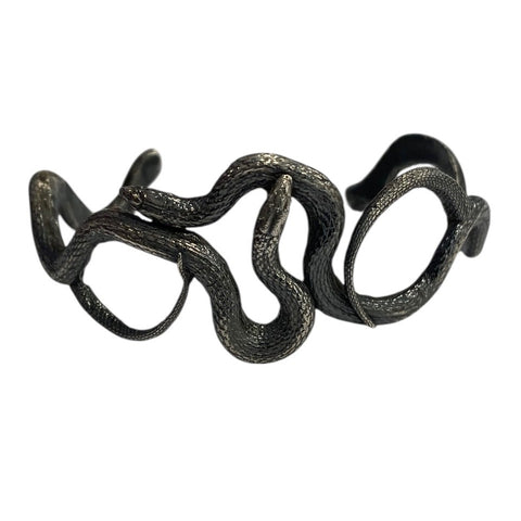 Double Serpent cuff bracelet