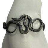 Double Serpent cuff bracelet