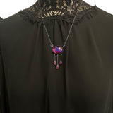 Art Nouveau Fringe Dragon's Breath Pendant