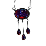 Art Nouveau Fringe Dragon's Breath Pendant