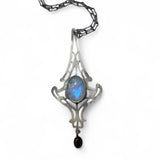 Delicate Art Nouveau Panel Pendant