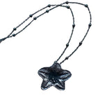 Black Henbane Mini Pendant in Sterling Silver