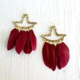 earrings-feathers-bronze